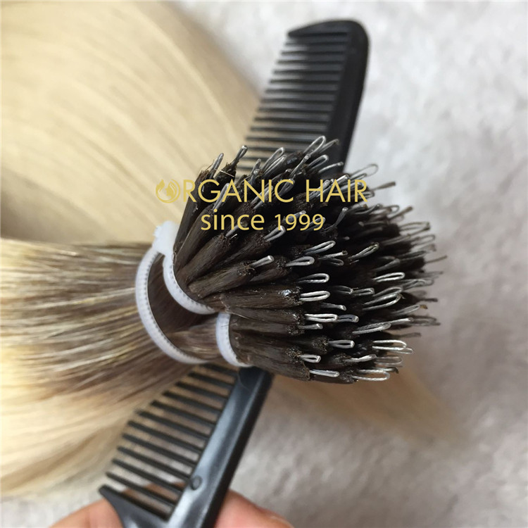 High quality custom color nano ring hair extensions  CC122